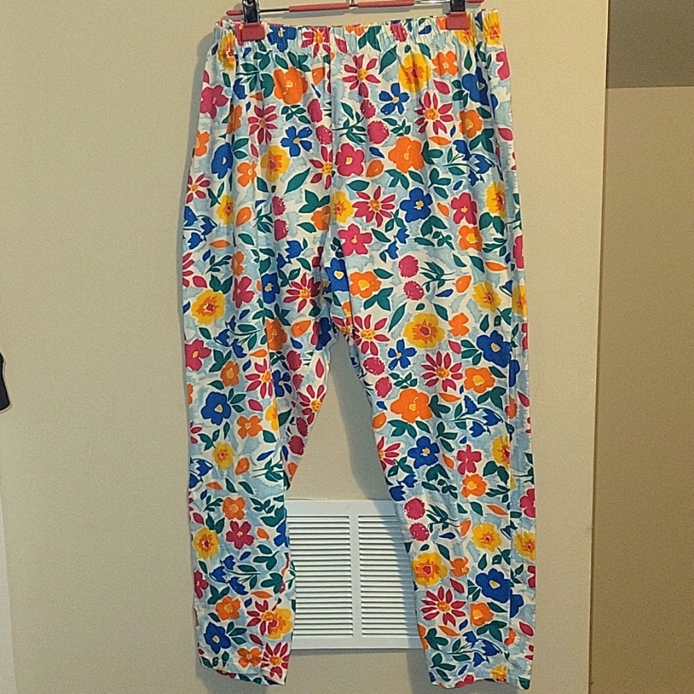 Floral Casual Pants